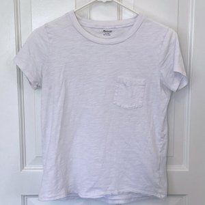 White Madewell classic tee